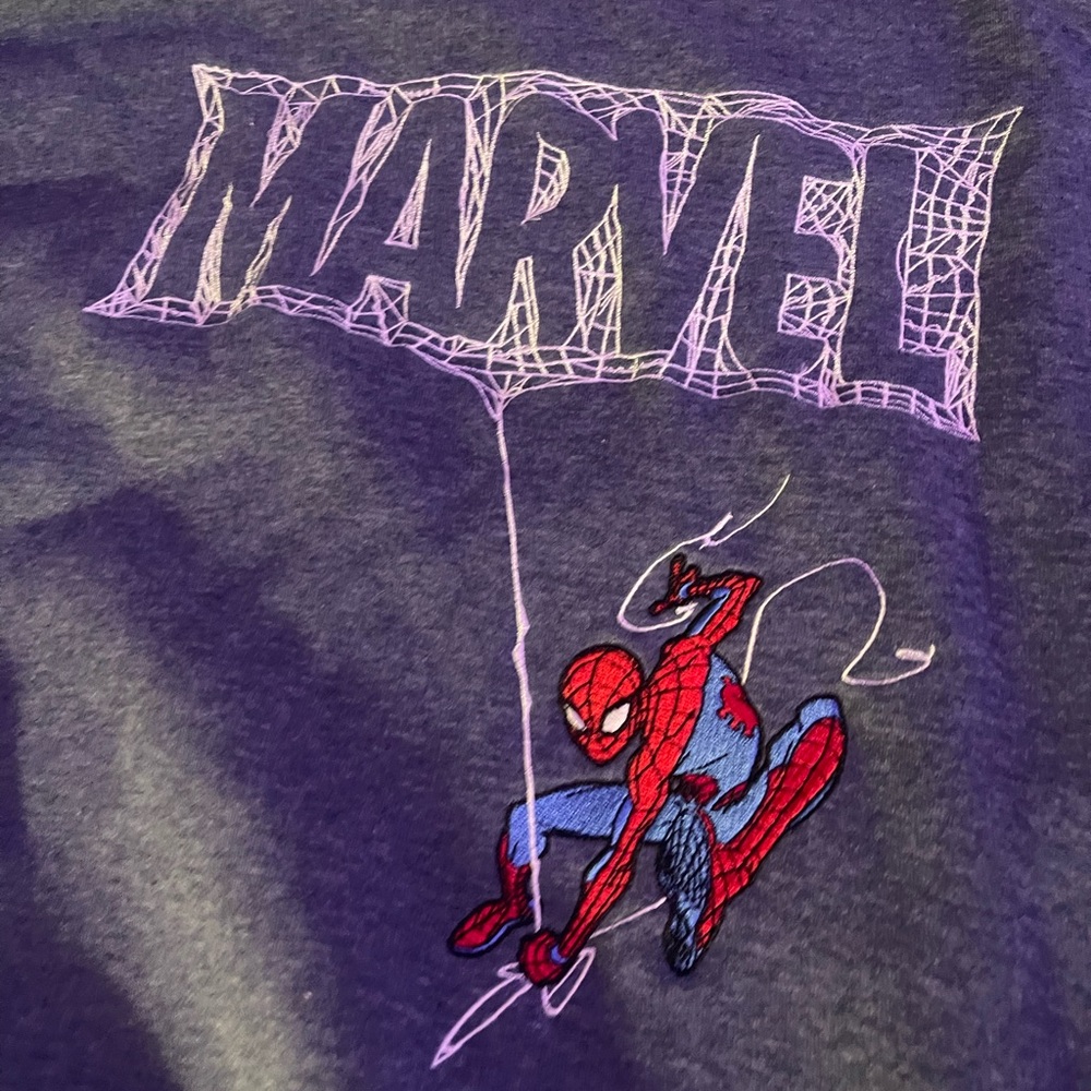 Marvel Spider-man embroidered pullover.